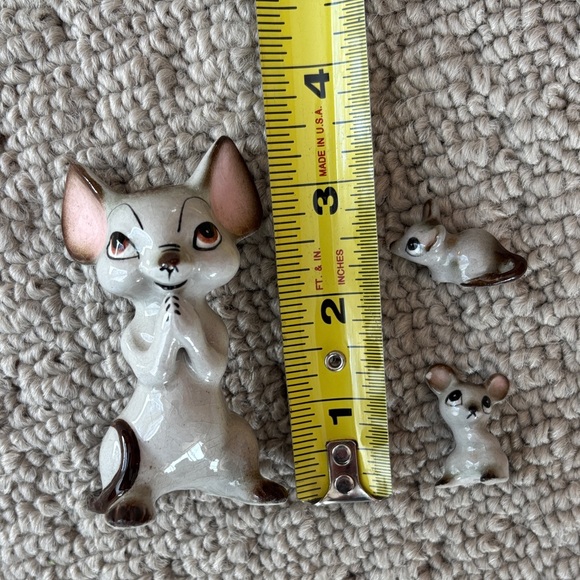 Vintage porcelain mice - Picture 2 of 9